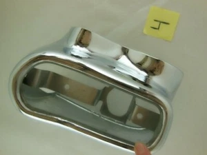 57-58 Cadillac Bumper End Rear Left LH Repro Chrome with Minor Flaws 1957-1958 - Picture 1 of 12