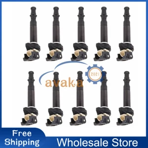 12137841556  10X Ignition Coils For 2006-2010 BMW M5 M6 5.0L V10 E60 E63 E64 - Picture 1 of 7