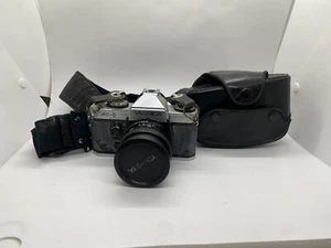 Yashica FX-D 35mm Film SLR Camera in Forest Green Leather 50mm f/2 Lens & Case - Picture 1 of 24