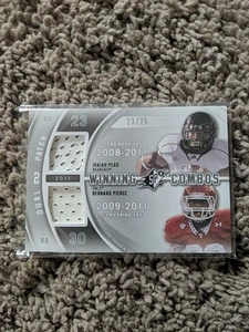 2012 SPx Winning Combos Dual Jerseys Patch Isaiah Pead Bernard Pierce /25 - Picture 1 of 2