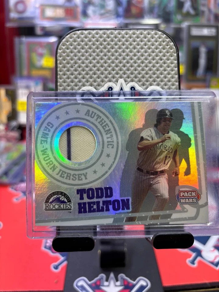 2005 Topps Pack Wars Todd Helton Game-Worn Jersey - Image 1 of 1
