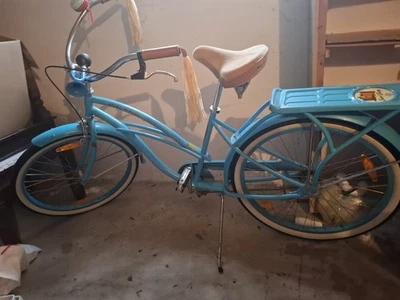 Glide Delux Beach Cruiser Damenfahrrad 27 Zoll Türkis. Wie Neu Kaum Gefahren... - Bild 1 von 4