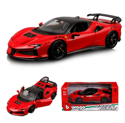 Bburago 1:24 Ferrari SF90XX Stradale Metal Diecast Model Sports Car New in Box - Image 1 of 4