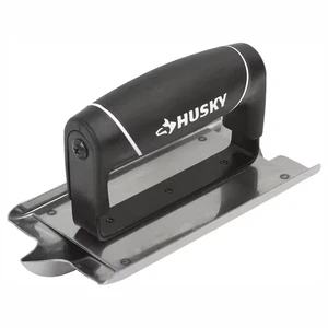 Husky Hand Groover 6 x 3 in Stainless Steel Concrete Cement Tool Soft Grip - Picture 1 of 5