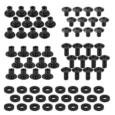 Tornillos Chicago negros, 72 piezas - 1/4" y 3/8 para pistolas de cuero y Kydex hágalo usted mismo Foto 1 de 4