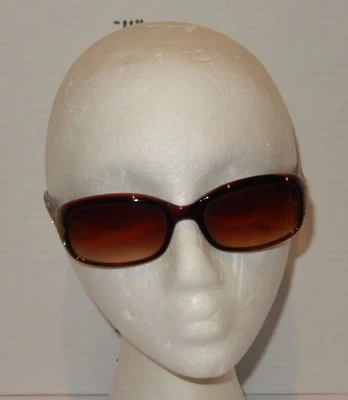 Gafas de sol Foster Grant para mujer rojas florales estrás lentes marrones degradadas Foto 1 de 4