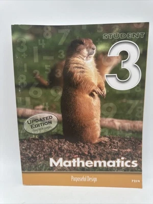 Purposeful Design Mathematics Grade 3 Student (Updated 2005) 3rd Grade Math NEW - Image 1 of 4