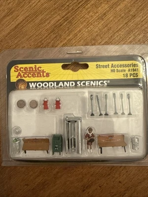 Woodland Scenics Scenic Accents A1941, accesorios de calle, escala HO Foto 1 de 2
