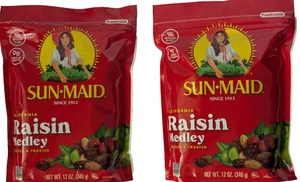 Sun Maid Rosinenmedley 1 Set 2-12 oz (340 g) gentechnikfrei 0 g Zuckerzusatz ganze Früchte - Bild 1 von 9