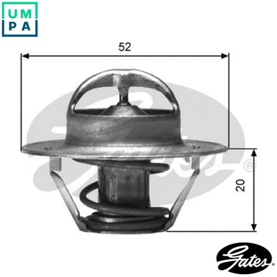 THERMOSTAT COOLANT TH00591G1 FOR SUZUKI SUPER/CARRY/Van/Bus LJ80/Closed 1.0L - Image 1 of 4