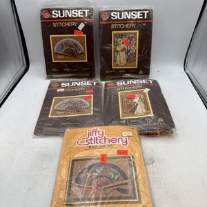 SUNSET And Jiffy Stitchery Kits 393, 240, 241, 392 - Picture 1 of 12