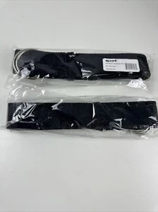 Sporti Studio Pair 6 Foot Yoga Straps D-Ring Black Quantity 2 - Picture 1 of 2