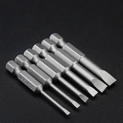 2~6mm Magnetic Electric Screwdriver Flat-blade Electric Bits Hand Tool 50-150mm - Image 1 of 4