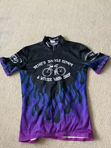 Mens Sugoi Short Sleeve Cycling Jersey Size Small Black - Picture 1 of 3