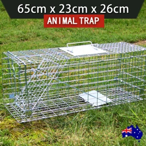 TRAP Humane Possum Feral Cage Cat Rabbit Bird Animal Dog Hare Fox Live Catch - Picture 1 of 13