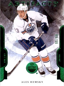 2011-12 Artifacts Emerald #53 Ales Hemsky /99 - NM-MT