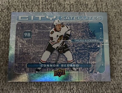 2024-25 Upper Deck Series 1 City Satellites Connor Bedard #CS-11 READ - Image 1 of 2