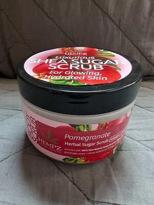 Hempz Luxurious Shea Sugar Scrub ~ POMEGRANATE ~ 7.3 OZ. Brand New! - Image 1 of 2