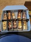 Lot of 9 Vintage Aurora Cigar Box Chromes Diecast Toy Cars + Case 1960s