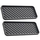  2 Pcs Jewelry Plate Restaurant Drying Tray Silicone Draining Mat Thicken