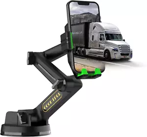 Phone Holder Mount Heavy Duty Truck Car Dashboard Windshield Long Anti-Shake - Picture 1 of 6