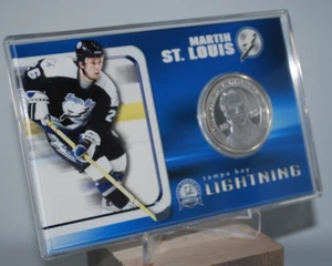 Martin St. Louis Tampa Bay Lightning Limited Edition Silver Collectible Coin - Foto 1 di 5