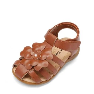 Girls Fashion Sandals Flat Sandals Rubber Sole Non-Slip Summer Dress Sandals - Picture 1 of 18