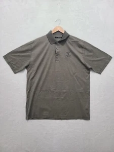 Camisa polo de golf Greg Norman Performance para hombre calce regular a rayas negras talla XL - Imagen 1 de 8