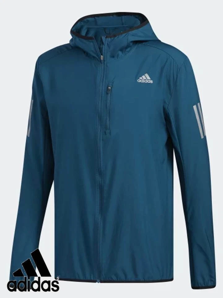 MEN'S adidas Men's OWN THE RUN HOODED JACKET   - Image 1 of 2