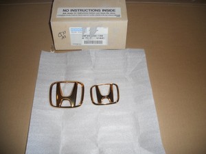 Honda Gold Car and Truck Emblems for sale  eBay