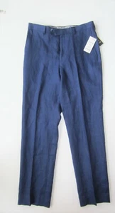 Polo Ralph Lauren boys size 18 Y Linen Dress Navy Blue khaki pant Chino 29"W New - Picture 1 of 6