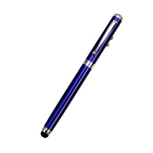 4 in 1 Laser Pointer LED Flashlight Touch Screen Stylus Ballpoint Office Pen *