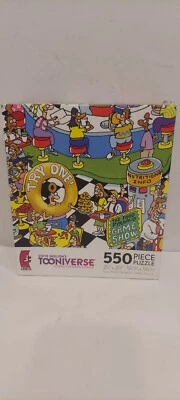 Steve Skelton Tooniverse School Cafeteria Extreme 550 PC Puzzle  Ceaco New - Image 1 of 4