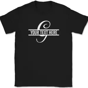 T-shirt personalizzata Letter G Monogram Your Text Here personalizza famiglia - Foto 1 di 10