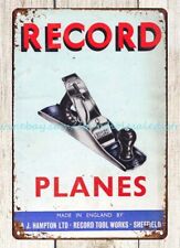 1958 Record Planes mechanic trade tool metal tin sign modern bedroom ideas