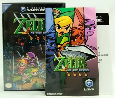 The Legend of Zelda Four Swords Adventures CIB Complete (Nintendo GameCube 2004) - Image 1 of 4