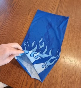 Buff, Loop-Halstuch, blau, feiner Woll-Stoff - Bild 1 von 3