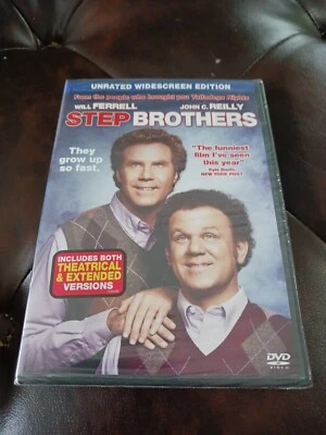 Step Brothers, New/ Sealed (DVD,WS Unrated, 2008 Ferrell, Reilly, 2 VERSIONS  - Image 1 of 4