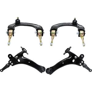 Control Arms Set of 4 Front Passenger Right Side Upper With bushing(s) Hand Arm