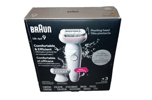 Super Clean Braun Epilator Silk-épil 9 Hair Removal Device Shaver Trimmer - Picture 1 of 8