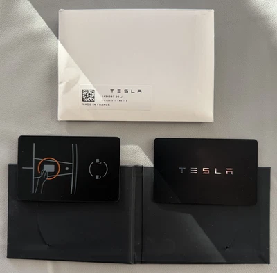 2 x OEM 2017-2025 TESLA MODEL 3 Y S X Cybertruck KEY CARD - Image 1 of 3