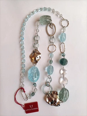 Collana Lunga Antica Murrina Venezia  Made in Italy. - Immagine 1 di 4
