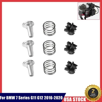 9PCS Air Suspension Compressor Bracket Mount Kit For BMW G11 G12 740i 750i 750Li - Image 1 of 3