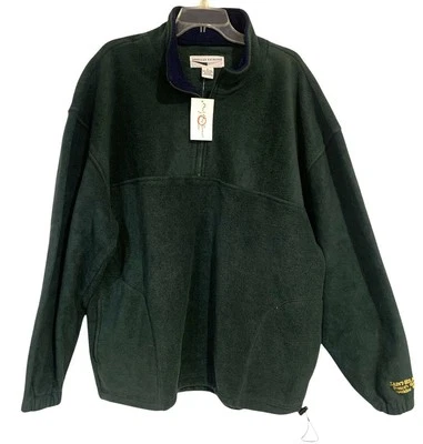 Pullover polar verde 1/4 cremallera Mountain American Exchange para hombre talla XL nuevo con etiquetas Foto 1 de 4