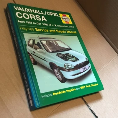 Vauxhall/Opel Corsa. 1997 to 2000  (P to X Reg) Petrol. Haynes repair manual  - Image 1 of 4
