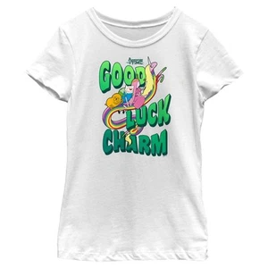 Girl's Adventure Time Good Luck Charm T-Shirt - Picture 1 of 7