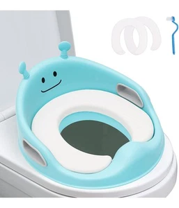 Riduttore Wc Water Per Bambini Sedile Morbido Copriwater Colore Azzurro Celeste - Foto 1 di 6