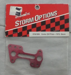 GS Storm 1:8 Buggy Red 7075 Aluminum Center Differential Plate Dynamite DYN7805 - Picture 1 of 1