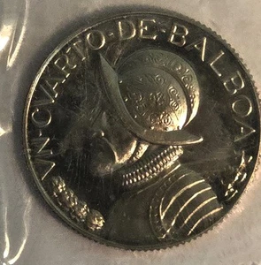 Proof Panama 1968 1/4 Balboa~Still in Original Mint Cellophane! - Picture 1 of 2