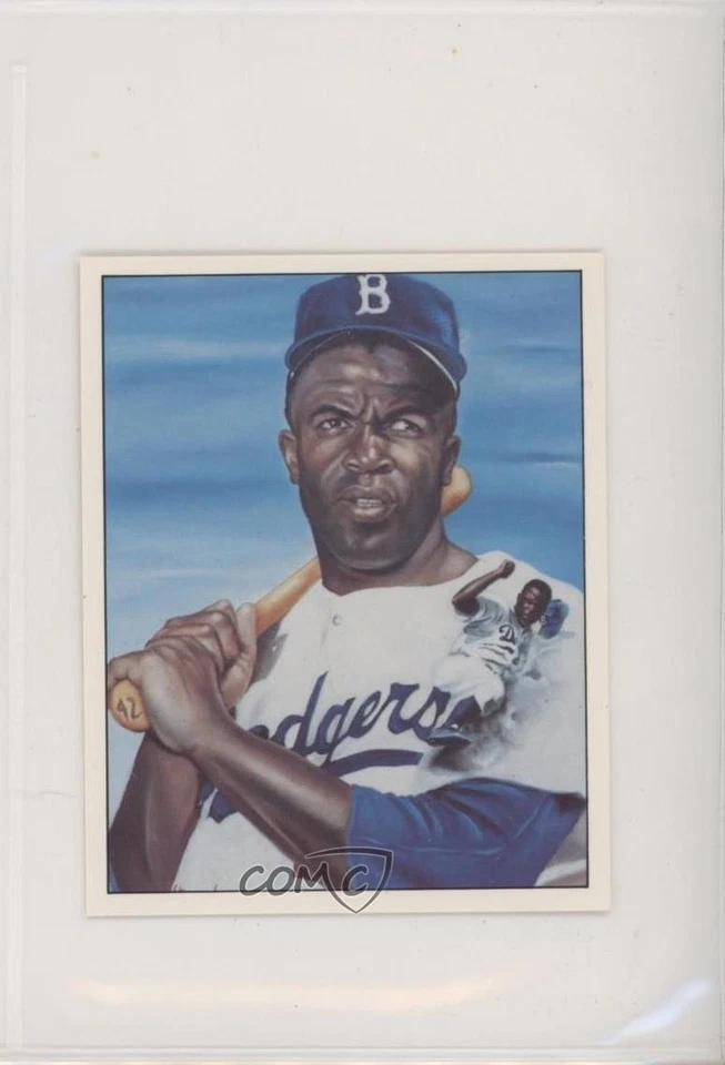 1986 TCMA Robert Stephen Simon's Super Stars Jackie Robinson #48 HOF - Image 1 of 2